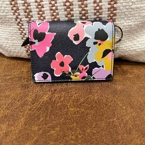 Kate Spade floral folded wallet